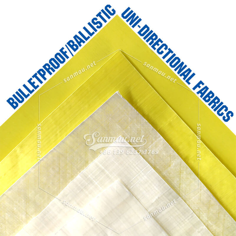 The most used bulletproof ballistic UD fabric of Kevlar|aramid & Dyneema|UHMWPE