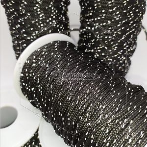 black reflective UHMWPE rope